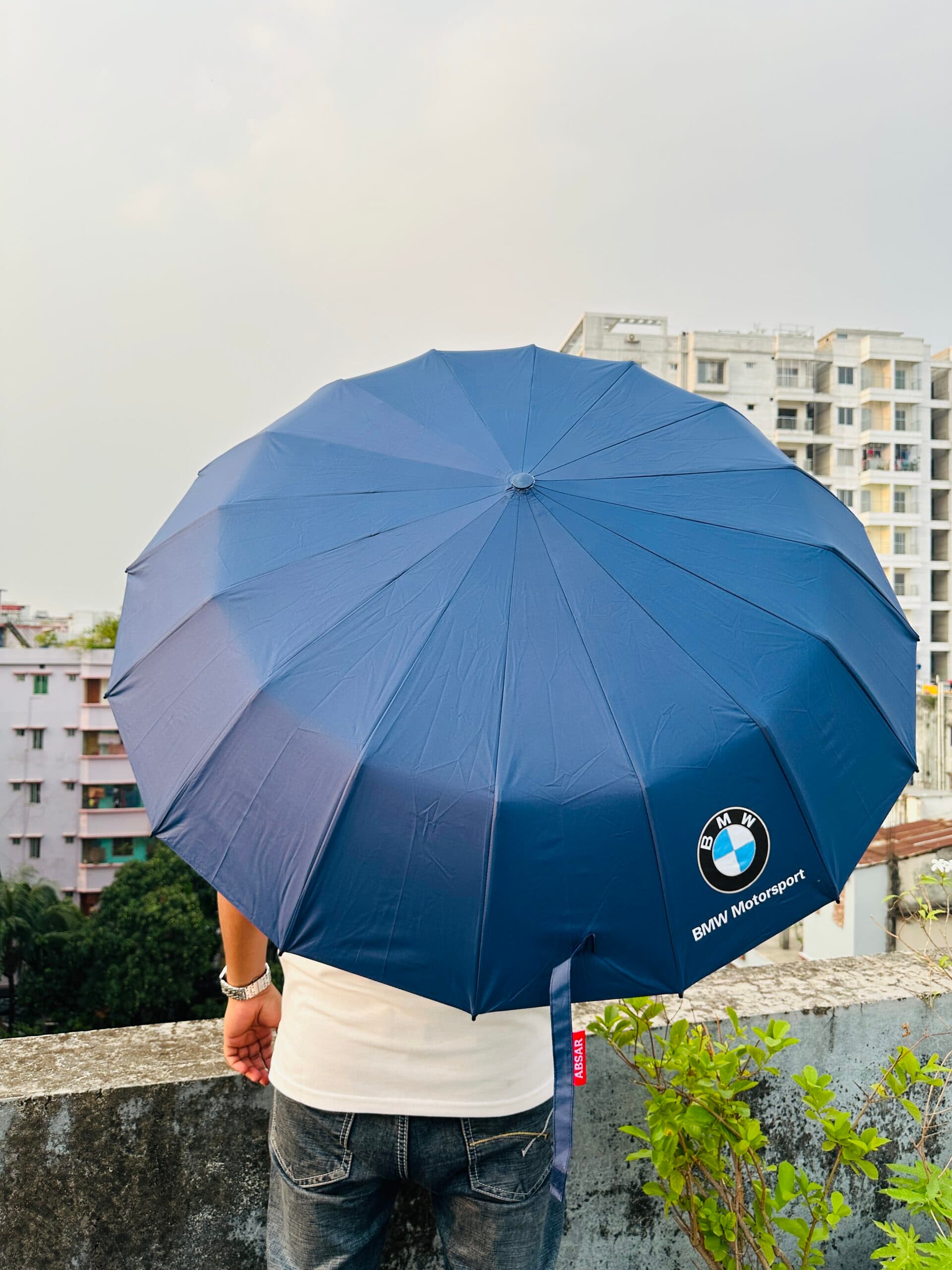 Premium Umbrella Blue-16 Ribs BMW Absa 2