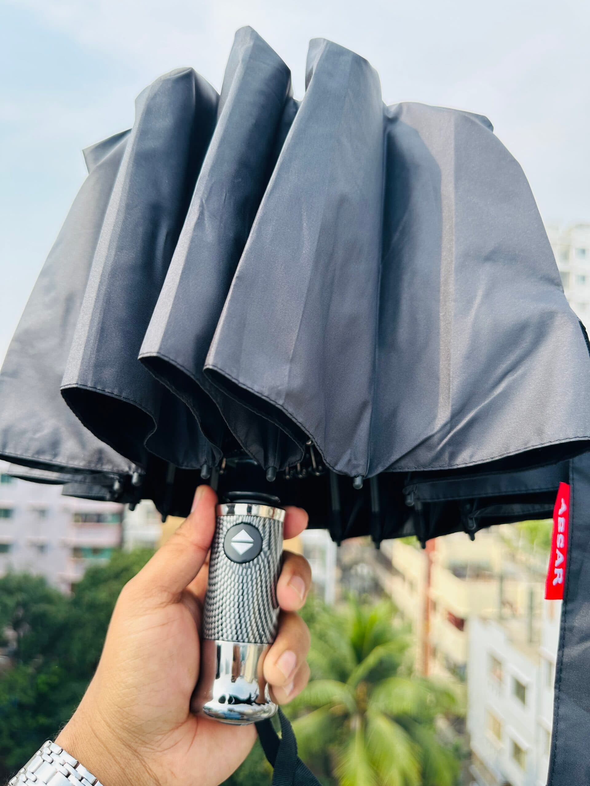 Premium Umbrella Black-16 Ribs BMW Absar