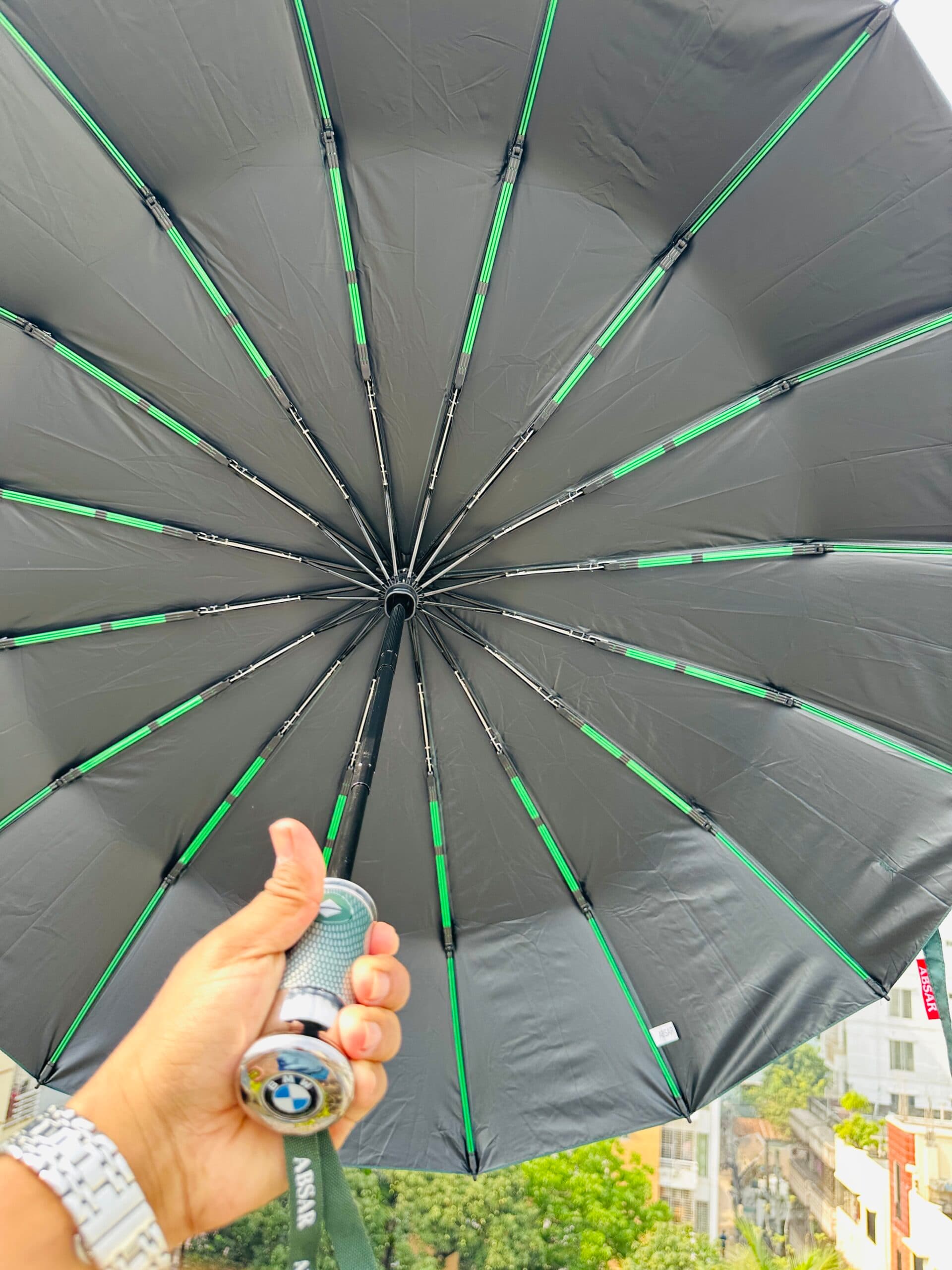 Premium Umbrella Olive-16 Ribs BMW Absar 2