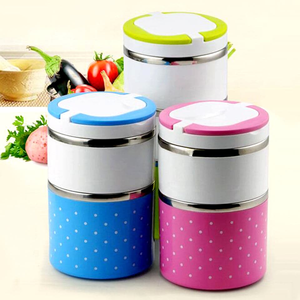 Stainless Steel Multi-Tier Lunch Box